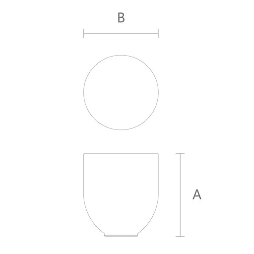 Rounded cup bun feet for furniture